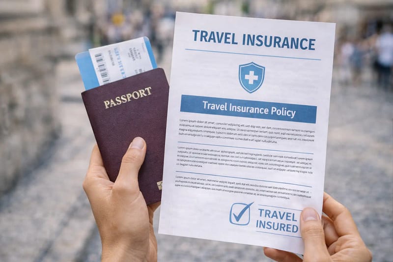 Seguro viagem garante suporte em imprevistos documentos de seguro viagem e passaporte organizados para proteção durante viagem