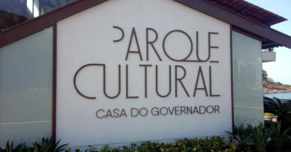 Parque Cultural Casa do Governador - Vitória ES Entrada do Parque Cultural Casa do Governador em Vitória ES