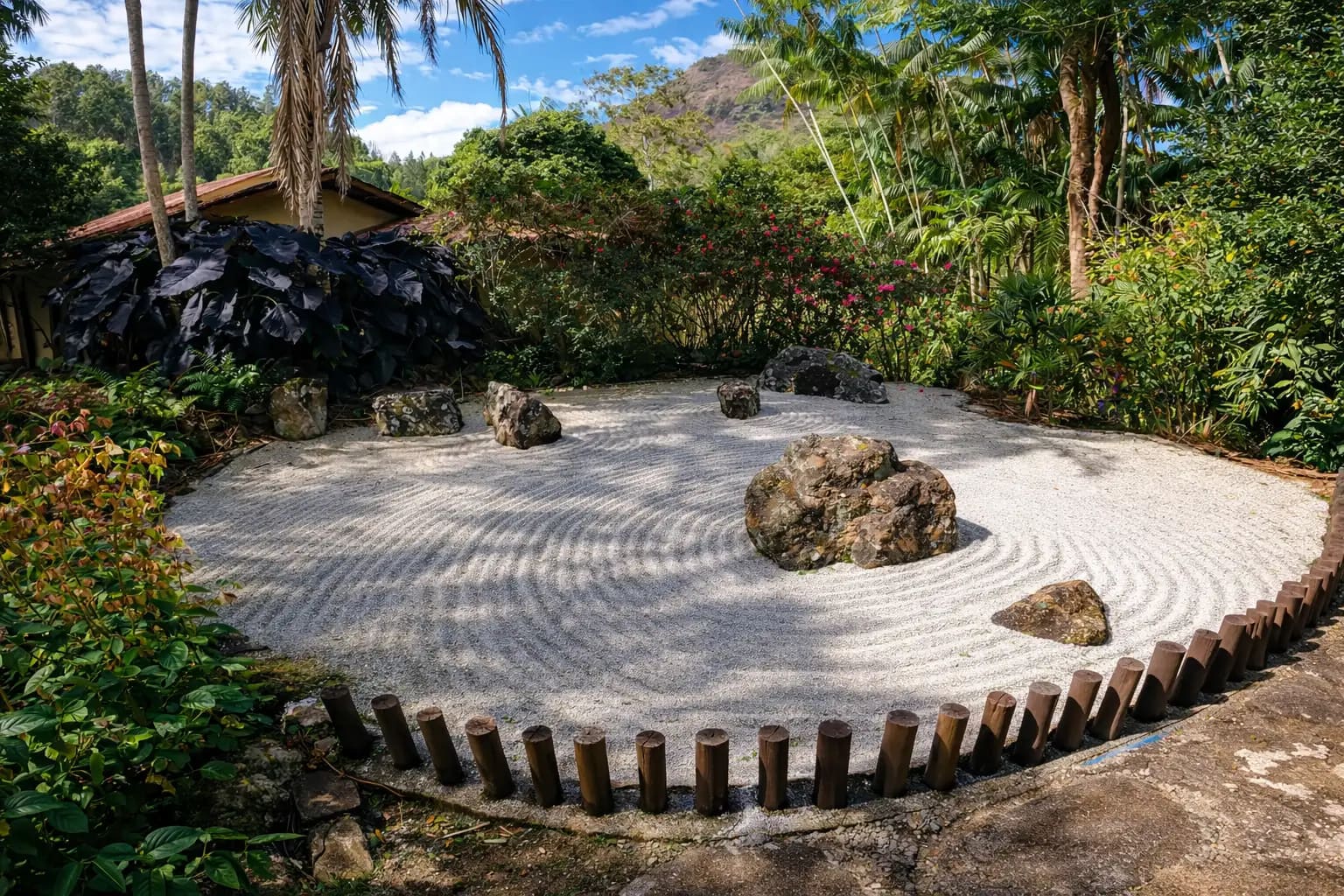 Jardim Zen do Grande Buda de Ibiraçu Jardim Zen na área do Grande Buda de Ibiraçu