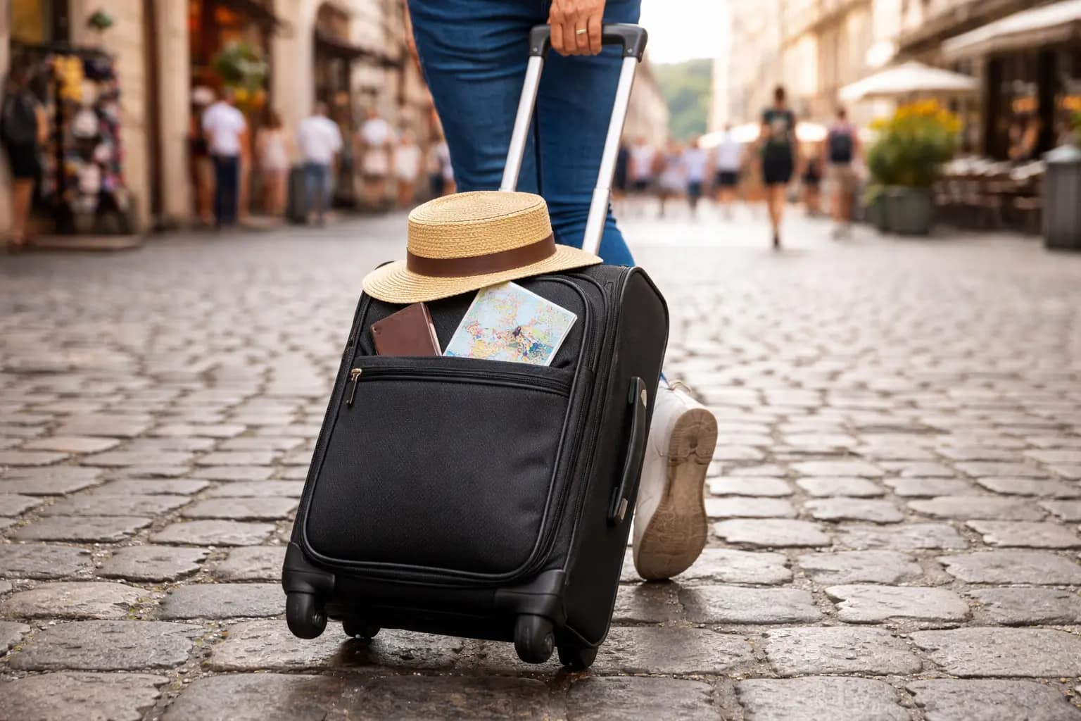 Viajar com mala de mão na Europa Mala de mão prática para viagem econômica na Europa